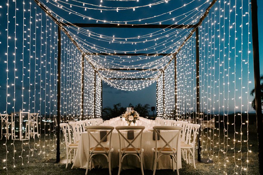 Intimate dining under the stars
